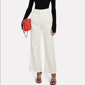 Frame Pleated Denim Chino Pants - NEW WITH TAGS (Retail: $348)